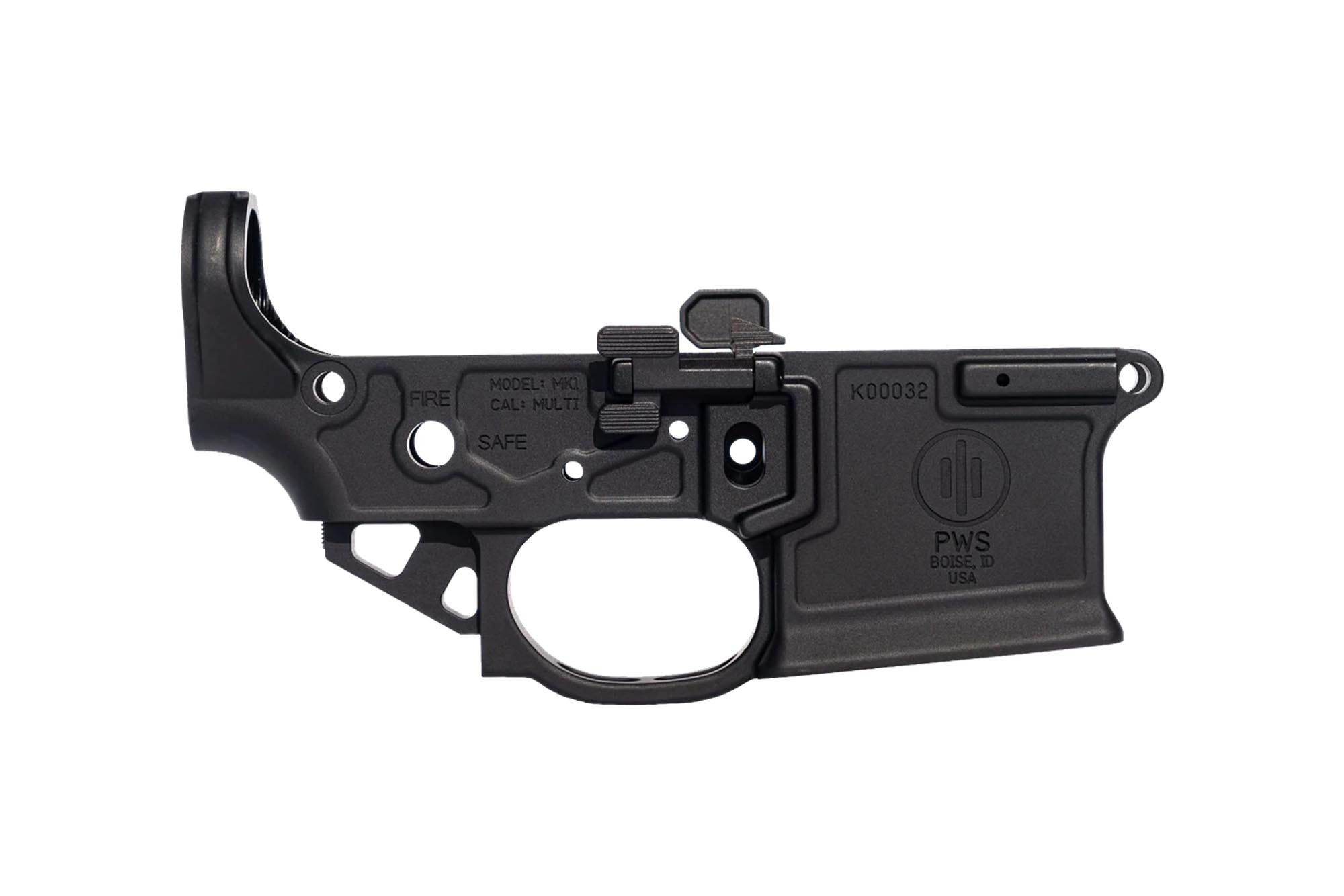 Primary Weapons Systems MK1 Mod 2-M AR-15 Lower Receiver - Ambidextrous - Stripped Lower